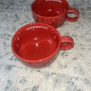 Starbucks soup size mugs set of 2